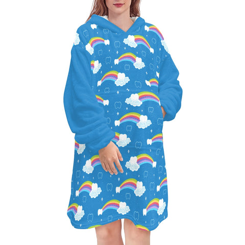 Cozy Dental Dreams Blanket Hoodie