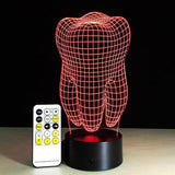 3D Effect Molar Lamp - Dental Lamp - TOOTHLET