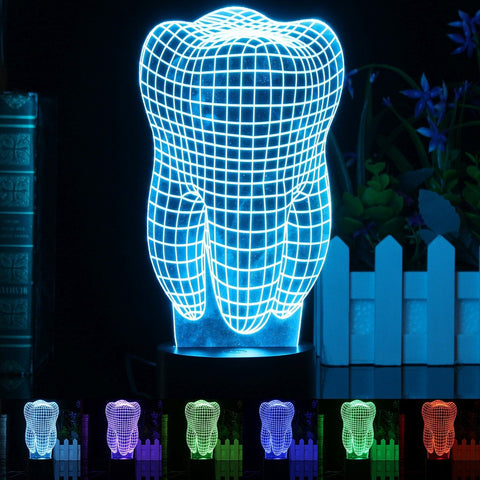 3D Effect Molar Lamp - Dental Lamp - TOOTHLET