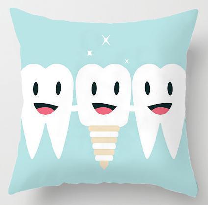 SUPER HOMEY IMPLANTOLOGY PILLOWCASE Toothletshop IMPLANT BUDDIES 