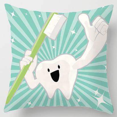 SUPER HOMEY MOLAR KABOOM PILLOWCASE Toothletshop POW