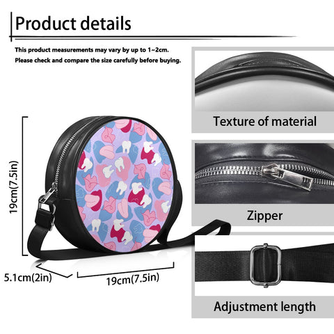 round crossbody bag