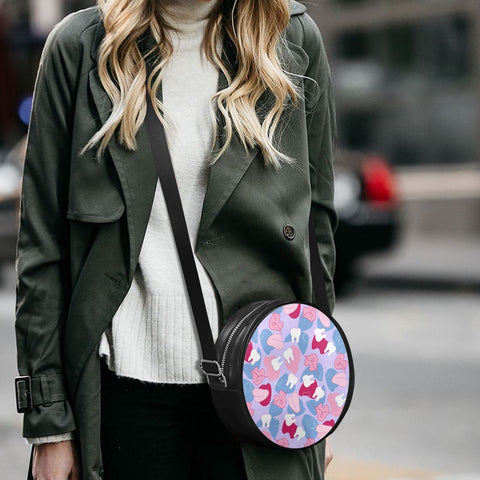 round crossbody bag