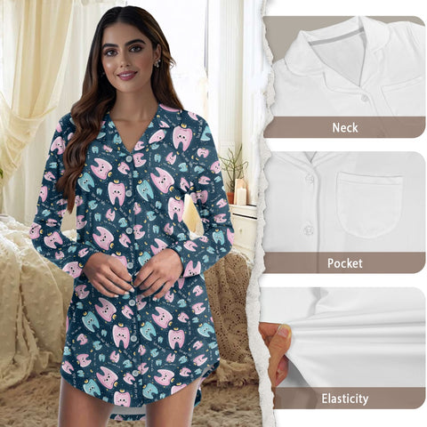 Long Sleeve Nightdress