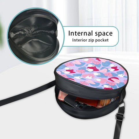 round crossbody bag