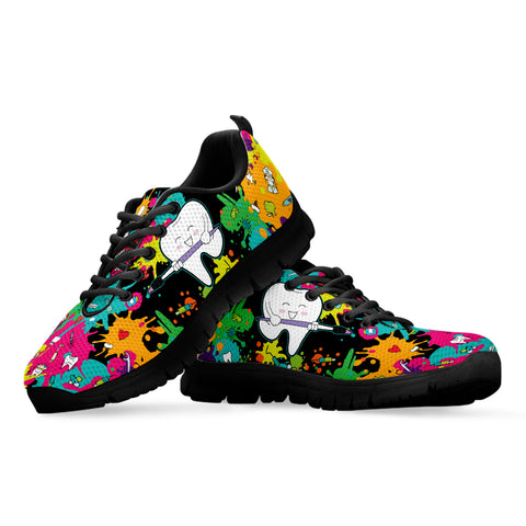 Must Have Dental Art Lace-up Sneakers