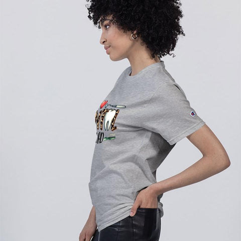 dental squad leopard Unisex Tee | Champion