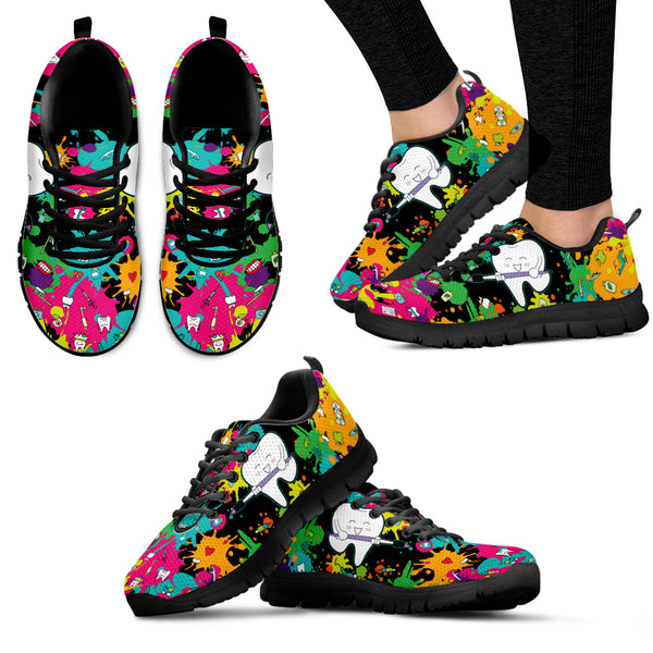 Must Have Dental Art Lace-up Sneakers