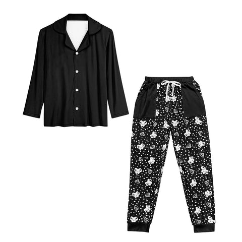 Chic Diamond Smiles Women's Pajama Set