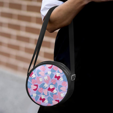 round crossbody bag