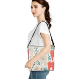 Artistic Tooth Bloom Bucket Bag