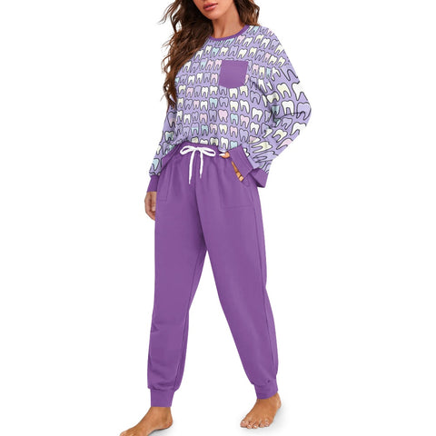 Pastel Molar Harmony Women's Loungewear Set