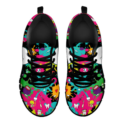 Must Have Dental Art Lace-up Sneakers