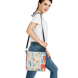 Artistic Tooth Bloom Bucket Bag