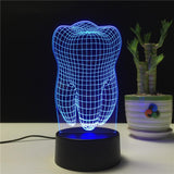 3D Effect Molar Lamp - Dental Lamp - TOOTHLET