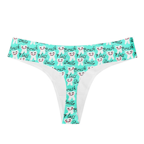 Brush And Floss Seamless Thong