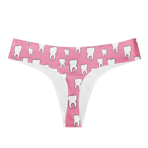 Go Molarly Pink Seamless Thong