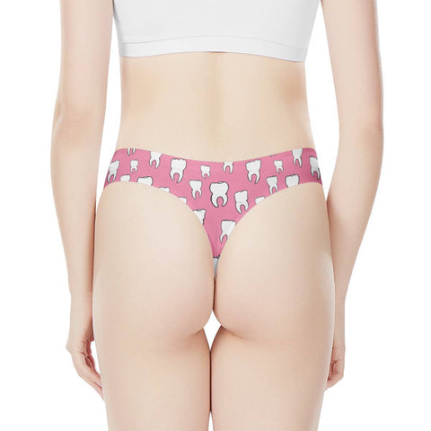 Go Molarly Pink Seamless Thong