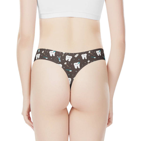 Happy Teeth Seamless Thong