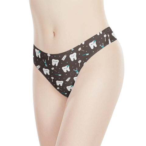 Happy Teeth Seamless Thong