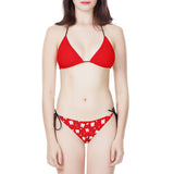 Happy Teeth Summer Triangle Bikini Set - Dental Beach Swimwear - TOOTHLET