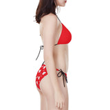 Happy Teeth Summer Triangle Bikini Set - Dental Beach Swimwear - TOOTHLET