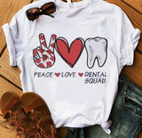 Peace, Love and Dental T-shirt