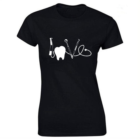 Unisex Love Dentistry Couple T-Shirt