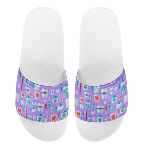 Go Braces Summer Slide Sandals - Dental Themed shoes - TOOTHLET