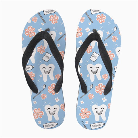 Summer Breeze Smiley Teeth Flip-Flops
