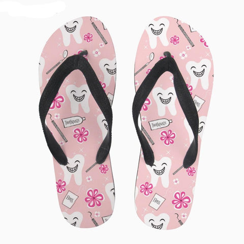 Summer Breeze Smiley Teeth Flip-Flops