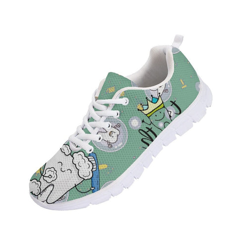 Everyday Molar Brush Lace-up Sneakers