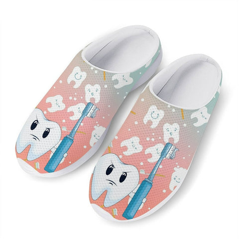 Cool Molar toothbrush Mule Sneakers