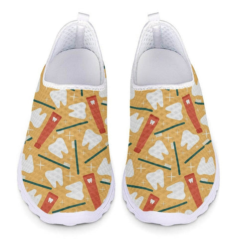 Molar and Toothpaste slip-on shoes