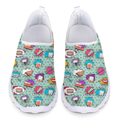 Dental Pop Art Slip-on Shoes