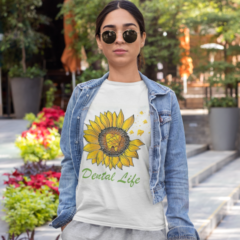 Everyday Sunflower Dental Life T-shirt