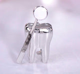 Charming DX Mirror Pin - Tooth Brooch - TOOTHLET