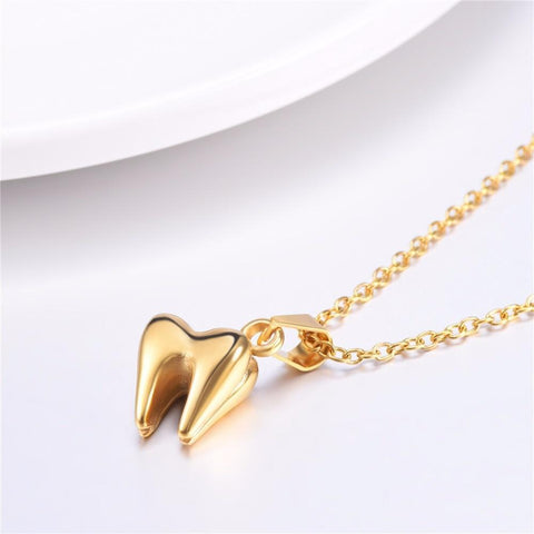 Classic Style Molar Necklace - Dentist Necklace - TOOTHLET