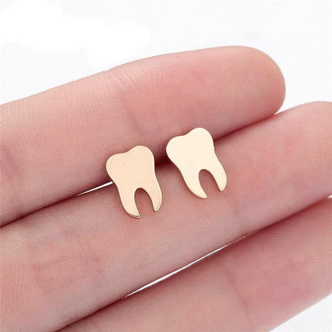 Classic Style Tooth Earrings - Dental Stud - TOOTHLET