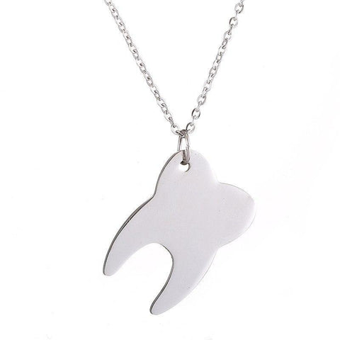 Classic Style Tooth Necklace - Dentist Jewelry - TOOTHLET