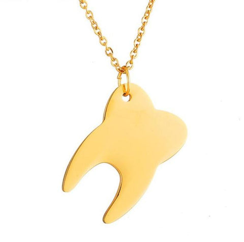 Classic Style Tooth Necklace