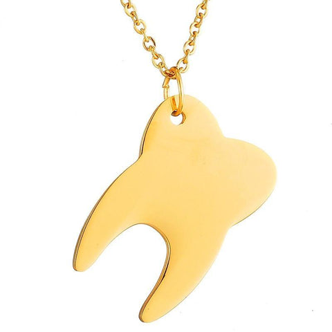 Classic Style Tooth Necklace