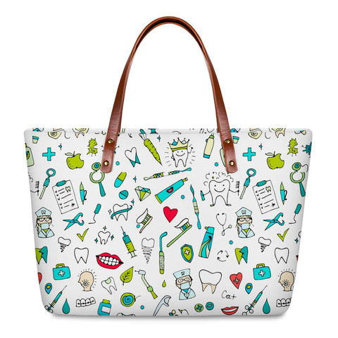 Cool Clinic Tote Handbag - Dental Tote - TOOTHLET