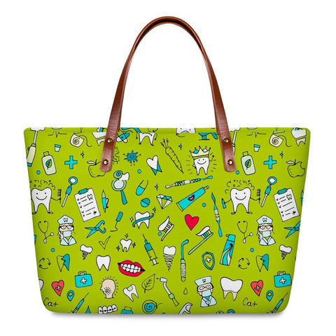 Cool Clinic Tote Handbag - Dental Tote Bag - TOOTHLET