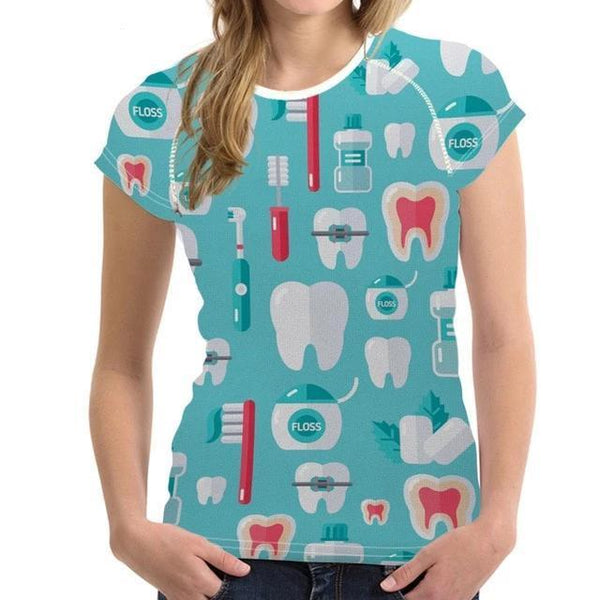 Cool Go Braces Raglan T-Shirt - Dental t-shirt - TOOTHLET