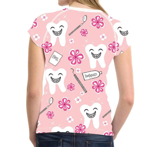 Cool Smiley Teeth Raglan T-Shirt