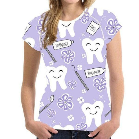 Cool Smiley Teeth Raglan T-Shirt