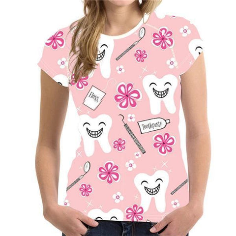 Cool Smiley Teeth Raglan T-Shirt