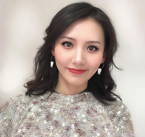 Cool Molar Loop Earrings