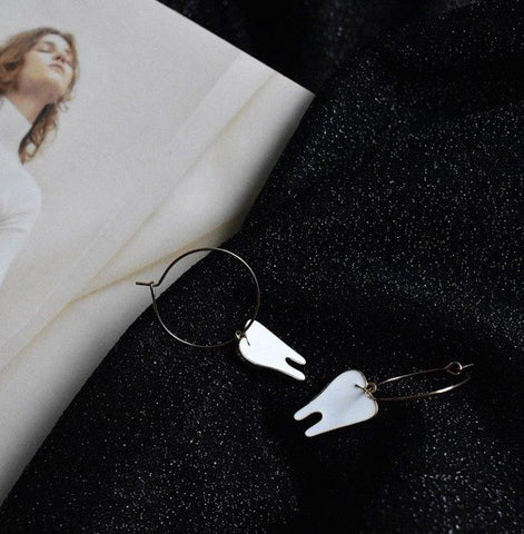 Cool Molar Loop Earrings